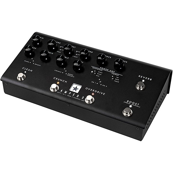 Open Box Blackstar AMPED 3 100w Guitar Power Amplifier with 3 Channels Level 1 Black