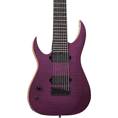 Schecter Guitar Research John Browne Tao-8 Left-Handed Electric Guitar Satin Trans Purple for sale