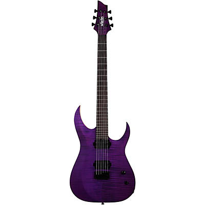 Schecter Guitar Research John Browne Tao-6 Electric Guitar Satin Trans Purple for sale