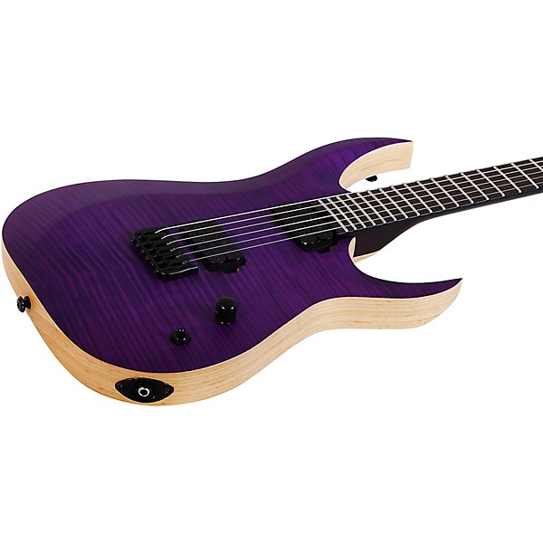 Schecter Guitar Research John Browne Tao-6 Electric Guitar Satin Trans Purple