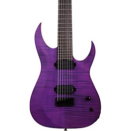 Schecter Guitar Research John Browne Tao-7 Electric Guitar Satin Trans Purple