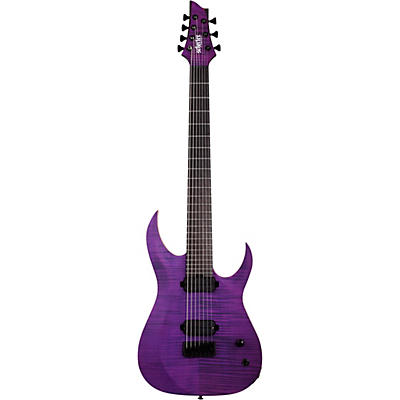 Schecter Guitar Research John Browne Tao-7 Electric Guitar Satin Trans Purple for sale