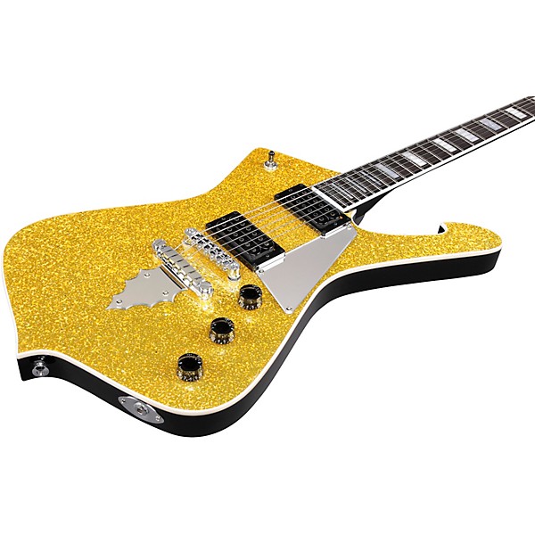 Ibanez PS60 Paul Stanley Signature Electric Guitar Gold Sparkle