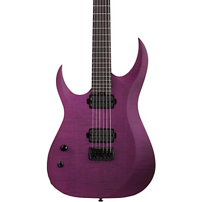 Schecter Guitar Research John Browne Tao-6 Left-Handed Electric Guitar Satin Trans Purple for sale