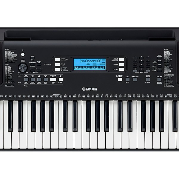 Yamaha PSR-E373 61-Key Portable Keyboard With Power Adapter