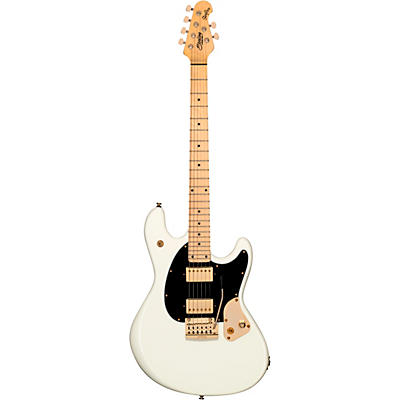 Sterling By Music Man Jared Dines Artist Series Stingray Electric Guitar Olympic White for sale