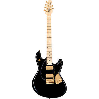 Sterling By Music Man Jared Dines Artist Series Stingray Electric Guitar Black for sale