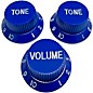 AxLabs Strat-Style Knob Kit with White Lettering (3) Blue thumbnail