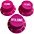 AxLabs Strat-Style Knob Kit with White Lettering (3) Pink AxLabs Strat-Style Knob Kit with White Lettering (3) Purple