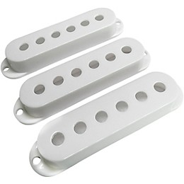 AxLabs Set Of Single Coil Pickup Covers In Vintage Spacing (52mm) White