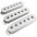 AxLabs Set Of Single Coil Pickup Covers In Vintage... AxLabs Set Of Single Coil Pickup Covers In Vintage Spacing (52mm) White