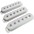 AxLabs Set Of Single Coil Pickup Covers In Mode... AxLabs Set Of Single Coil Pickup Covers In Modern Spacing (52/50/48) White