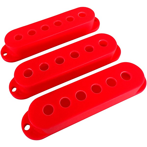 AxLabs Set Of Single Coil Pickup Covers In Modern Spacing (52/50/48) Hot Pink