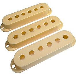 AxLabs Set Of Single Coil Pickup Cov... AxLabs Set Of Single Coil Pickup Covers In Modern Spacing (52/50/48) Aged White/Cream