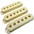 AxLabs Set Of Single Coil Pickup Covers... AxLabs Set Of Single Coil Pickup Covers In Modern Spacing (52/50/48) Vintage White