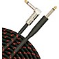 Musician's Gear Tweed Right Angle Instrument Cable 4-Pack 20 ft. Red