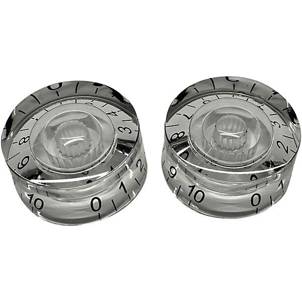 AxLabs Speed Knob (Black Lettering) - 2 Pack Clear