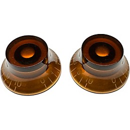 AxLabs Bell Knob (White Lettering) - 2 Pack Aged Gold