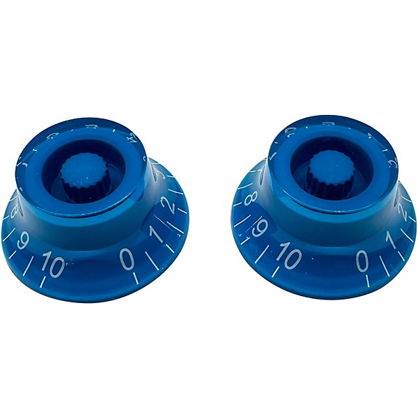 AxLabs Bell Knob (White Lettering) - 2 Pack Blue