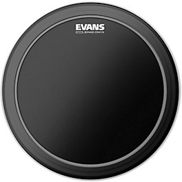 Evans EMAD Onyx Bass Drum Head, 24" 24 in.