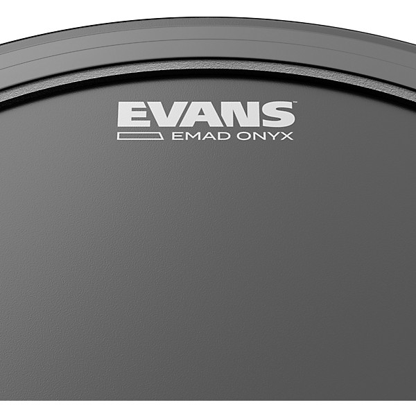 Evans EMAD Onyx Bass Drum Head, 24 Inch 24 in.