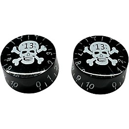 AxLabs Black Speed Knob With Skull Graphic - 2 Pack Black/Red AxLabs Black Speed Knob With Skull Graphic - 2 Pack Black/White