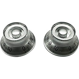 AxLabs Bell Knob (Black Lettering) - 2 Pack Silver