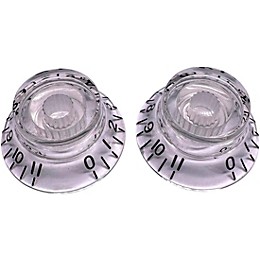 AxLabs Bell Knob That Goes To 11 (Black Lettering) - 2 Pack Clear