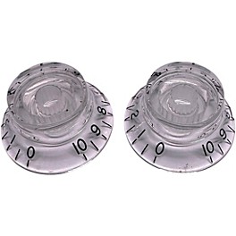 AxLabs Left Handed Bell Knob (Black Lettering) - 2 Pack White AxLabs Left Handed Bell Knob (Black Lettering) - 2 Pack Clear