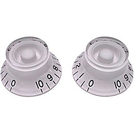 AxLabs Left Handed Bell Knob (Black Lettering) - 2 Pack White AxLabs Left Handed Bell Knob (Black Lettering) - 2 Pack White