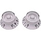 AxLabs Left Handed Bell Knob (Black Lettering) - 2 Pack White thumbnail