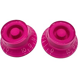 AxLabs Left Handed Bell Knob (White Lettering) - 2 Pack Purple