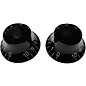 AxLabs Left Handed Bell Knob (White Lettering) - 2 Pack Black thumbnail