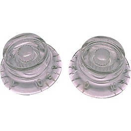 AxLabs Left Handed Bell Knob (White Lettering) - 2 Pack Clear AxLabs Left Handed Bell Knob (White Lettering) - 2 Pack Clear