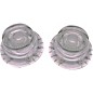 AxLabs Left Handed Bell Knob (White Lettering) - 2 Pack Clear thumbnail