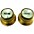 AxLabs Top Hat Knobs - Volume and Tone with White Letteri... AxLabs Top Hat Knobs - Volume and Tone with White Lettering Gold