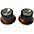 AxLabs Top Hat Knobs - Volume and Tone with White Le... AxLabs Top Hat Knobs - Volume and Tone with White Lettering Aged Gold