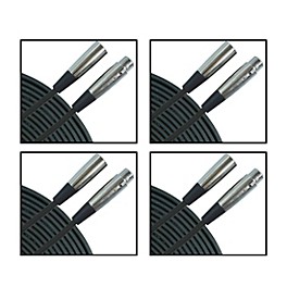 Gear One XLR Microphone Cable 4-Pack 20 ft.