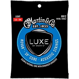 Martin Luxe by Martin Kovar Guitar Strings Extra Light (10-47) Martin Luxe by Martin Kovar Guitar Strings Light (12-54)