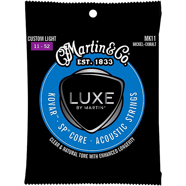 Martin Luxe by Martin Kovar Guitar Strings Custom Light (11-52)