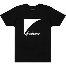 Jackson Shark Fin Logo T-Shirt X Large Black