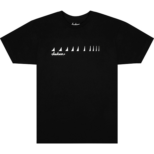 Jackson Shark Fin Neck T-Shirt Medium Black