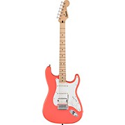 Squier Sonic Stratocaster Hss Maple Fingerboard Electric Guitar Tahitian Coral for sale