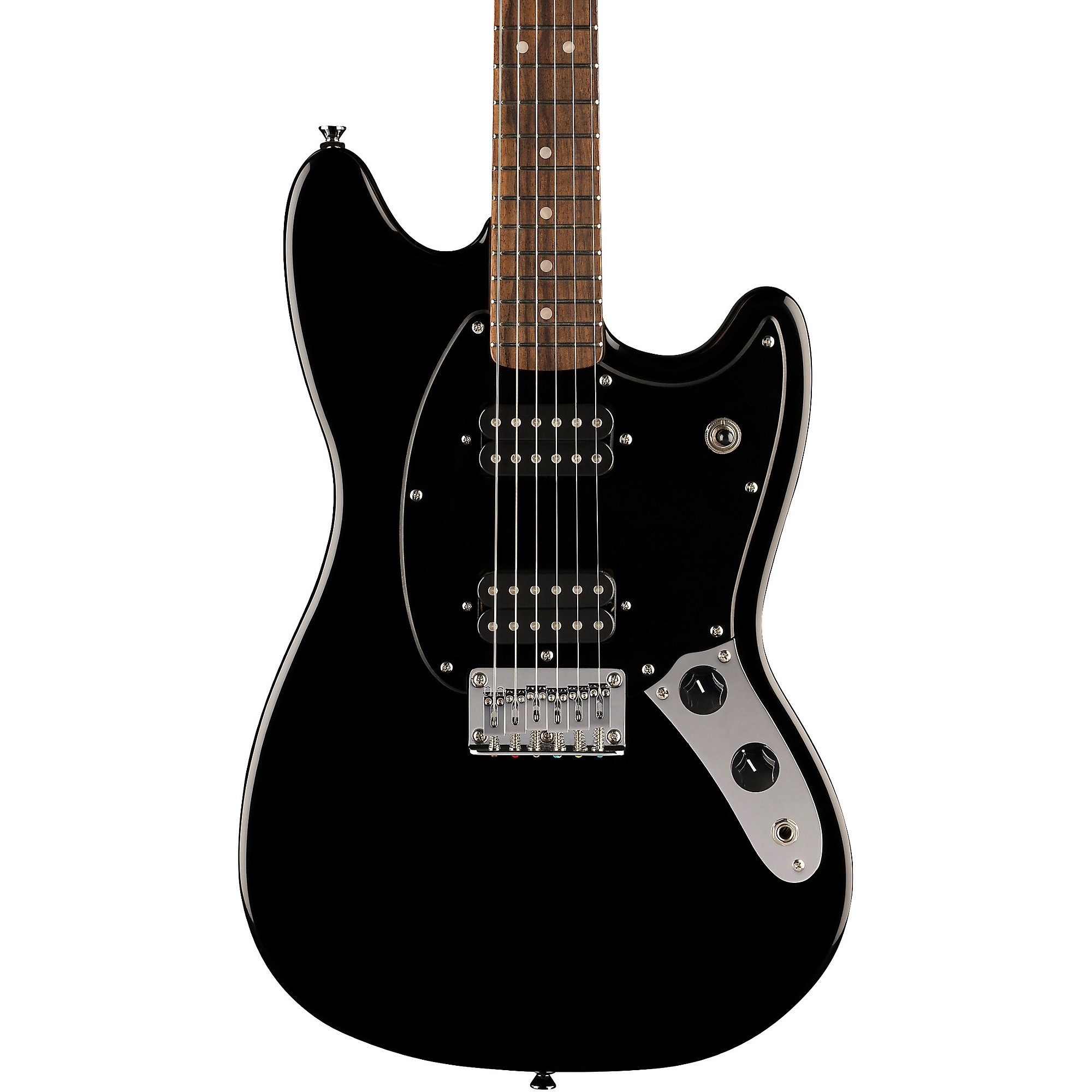 Squier Bullet Mustang エレキギター ブラック Squier Sonic Mustang HH Electric Guitar - Black | Guitar Center