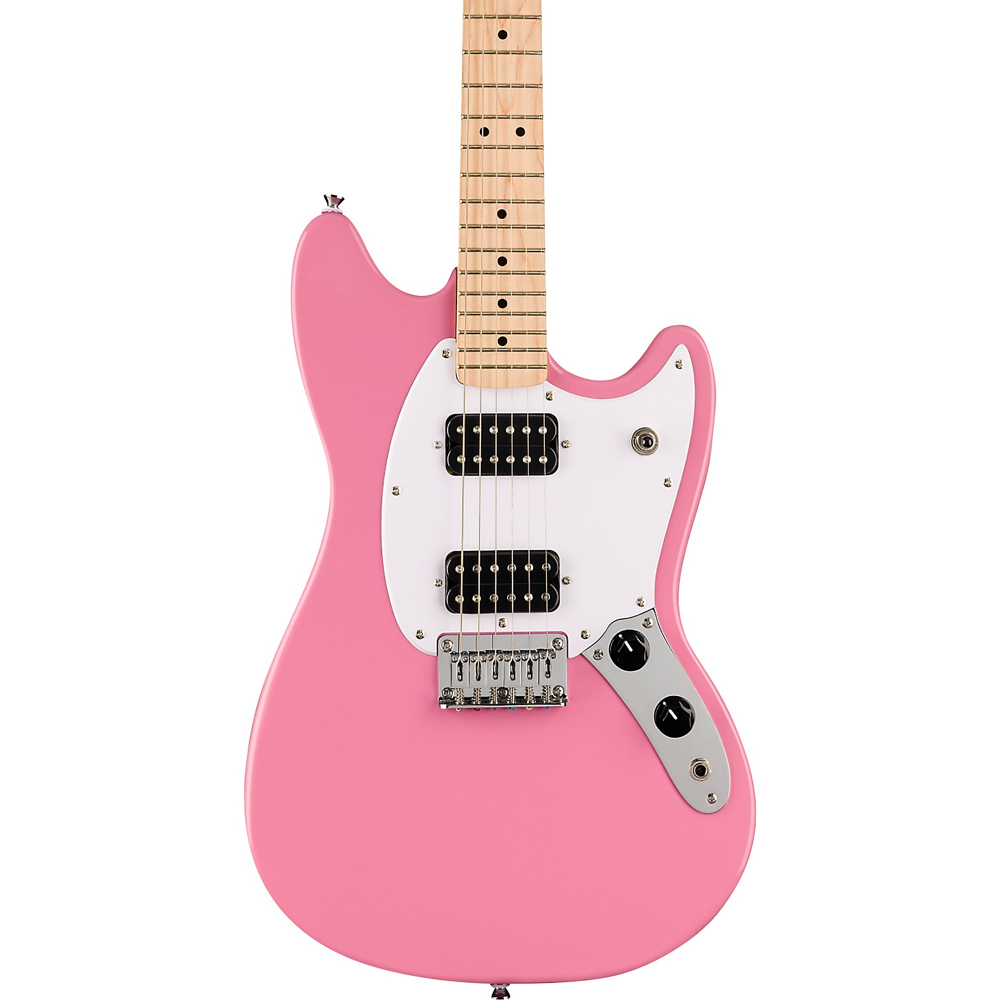 Squier Sonic Mustang HH Maple Fingerboard Electric Guitar Flash Pink