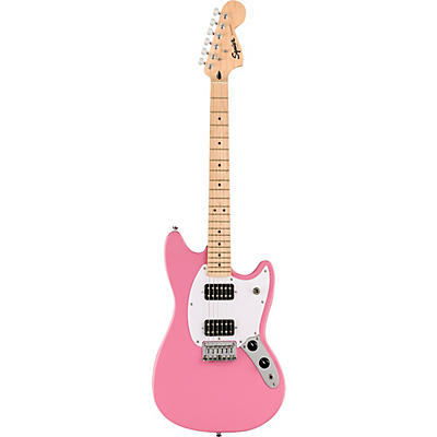 Squier Sonic Mustang Hh Maple Fingerboard Electric Guitar Flash Pink for sale