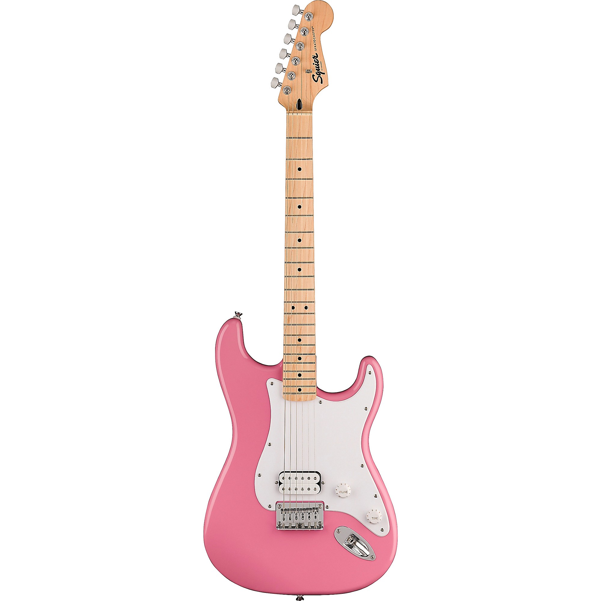 ✨未使用✨Fender Squier Stratocaster Pink HB Squier Sonic Stratocaster HT H Maple Fingerboard Electric