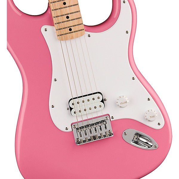 Squier Sonic Stratocaster HT H Maple Fingerboard Electric Guitar Flash Pink