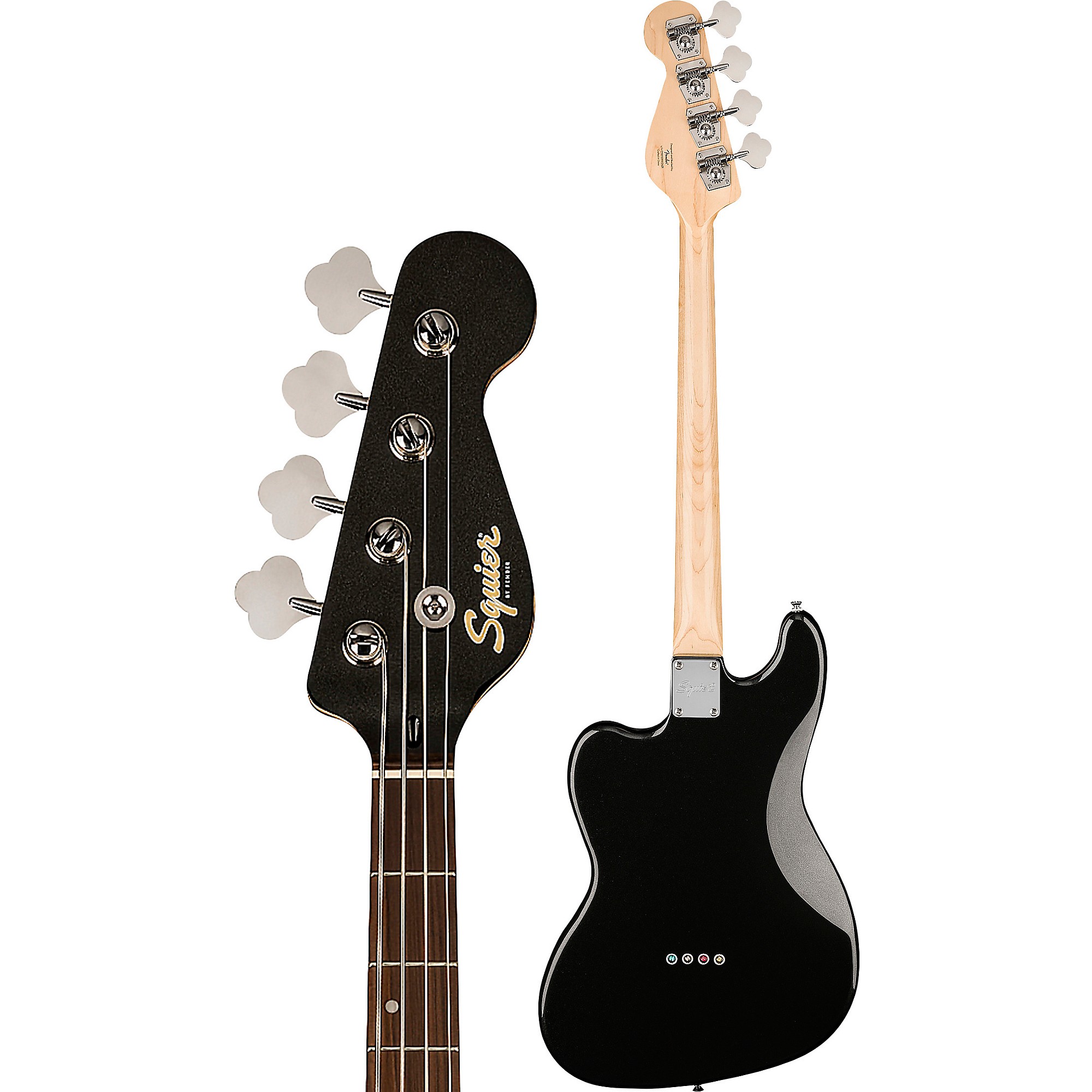 Squier Paranormal Rascal Bass HH Guitar Metallic Black