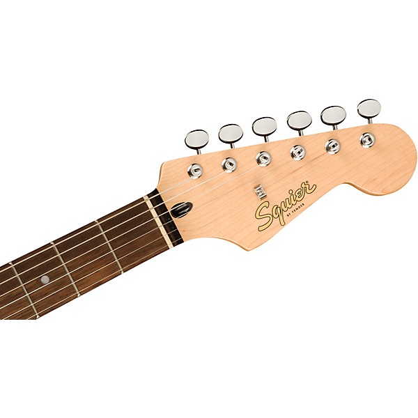 Squier Paranormal Custom Nashville Stratocaster Laurel Fingerboard Electric Guitar Aztec Gold